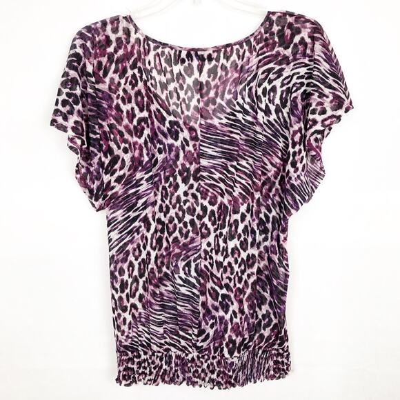 Apt. 9 Women’s Animal Print Blouse Size Small - Picture 3 of 7